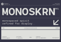 Monoskrn Font - Featured Image