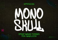 Monoskull Font - Featured Image