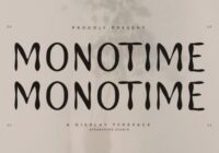 Monotime Font - Featured Image