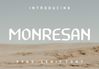 Monresan Font - Featured Image