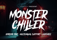 Monster Chiller Font - Featured Image