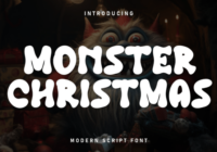 Monster Christmas Font - Featured Image