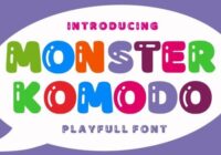 Monster Komodo Font - Featured Image