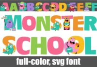 Monster School Font - Featured Image