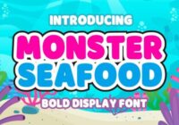 Monster Seafood Font - Featured Image