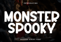 Monster Spooky Font - Featured Image