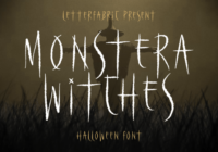 Monstera Witches Font - Featured Image