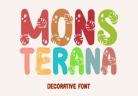 Monsterana Font - Featured Image