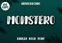 Monstero Font - Featured Image