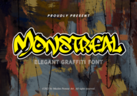 Monstreal Font - Featured Image