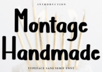 Montage Handmade Font - Featured Image