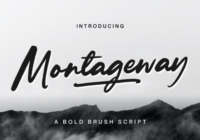Montageway Font - Featured Image