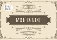 Montanise Font - Featured Image