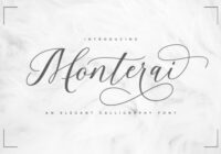 Monterai Font - Featured Image