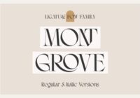 Montgrove Font - Featured Image