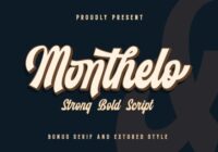 Monthelo Font - Featured Image