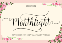 Monthlight Font - Featured Image