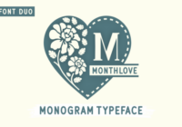 Monthlove Font - Featured Image