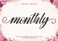 Monthly Font - Featured Image