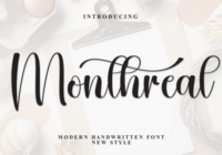Monthreal Font - Featured Image