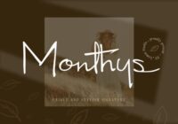 Monthys Font - Featured Image
