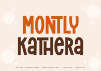 Montly Kathera Font - Featured Image