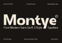 Montye Font - Featured Image