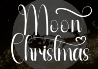 Moon Christmas Font - Featured Image