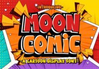 Moon Comic Font - Featured Image