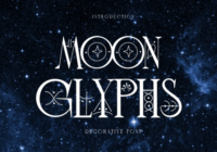 Moon Glyphs Font - Featured Image