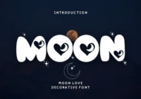 Moon Love Font - Featured Image