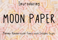 Moon Paper Font - Featured Image