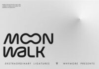 Moon Walk Font - Featured Image