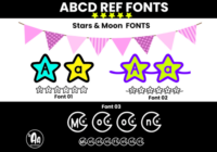 Moon and Stars Font - Featured Image