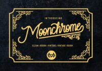 Moonchrome Font - Featured Image