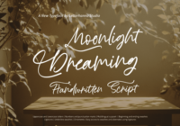 Moonlight Dreaming Font - Featured Image