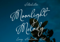 Moonlight Melody Font - Featured Image