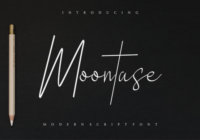 Moontose Font - Featured Image