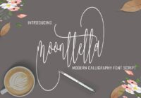 Moonttella Font - Featured Image