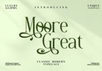 Moore Great Font - Featured Image