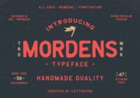Mordens Font - Featured Image