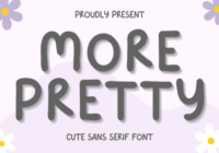 More Pretty Font - Featured Image