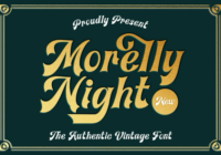 Morelly Night Font - Featured Image