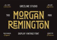 Morgan Remington Font - Featured Image