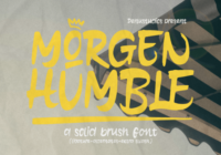 Morgen Humble Font - Featured Image
