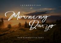Morning Days Font - Featured Image