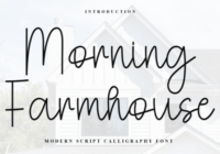 Morning Farmhouse Font - Featured Image