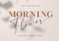 Morning Flower Duo Font - Featured Image