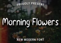 Morning Flowers Font - Featured Image