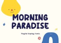 Morning Paradise Font - Featured Image